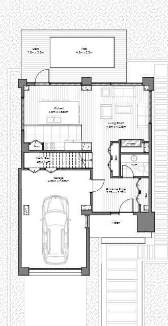 FLOORPLAN LODESTAR TWO STORY RESIDENTIAL WITH GARAGE MAIN LEVEL
