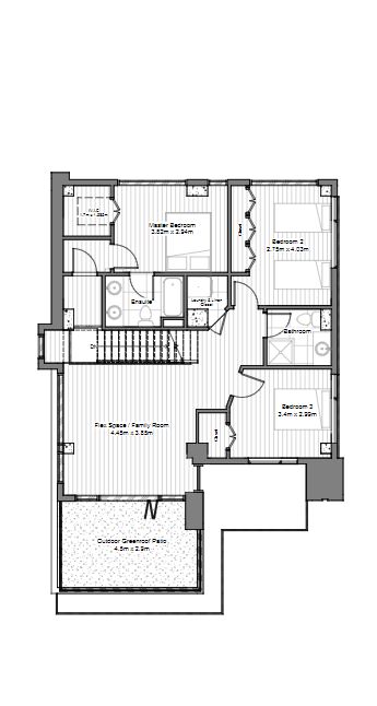 FLOORPLAN LODESTAR TWO STORY RESIDENTIAL WITH GARAGE SECOND LEVEL
